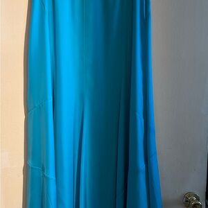 Ann Taylor Vibrant Blue Maxi Skirt